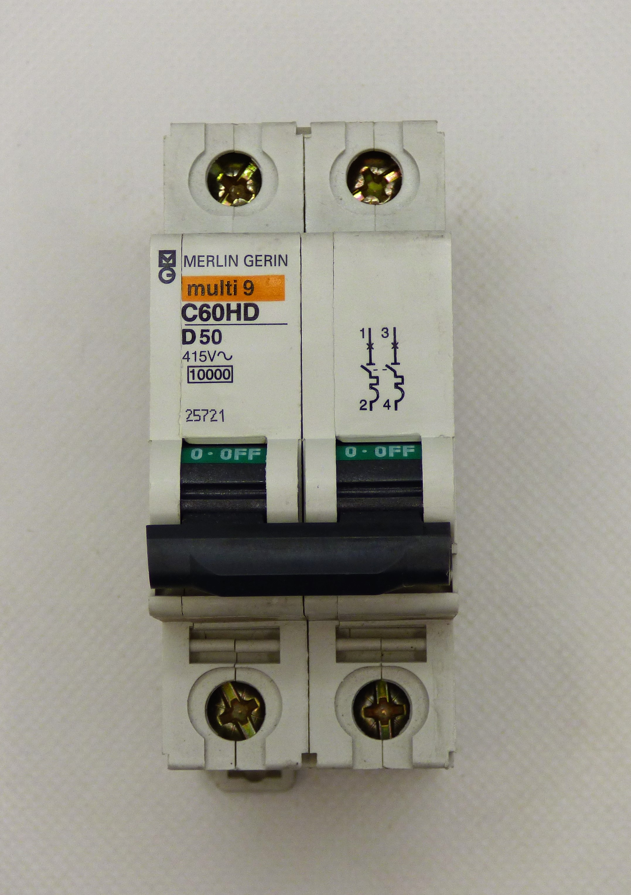 2P 50A TYPE D MCB 2P 50A TYPE D MCB